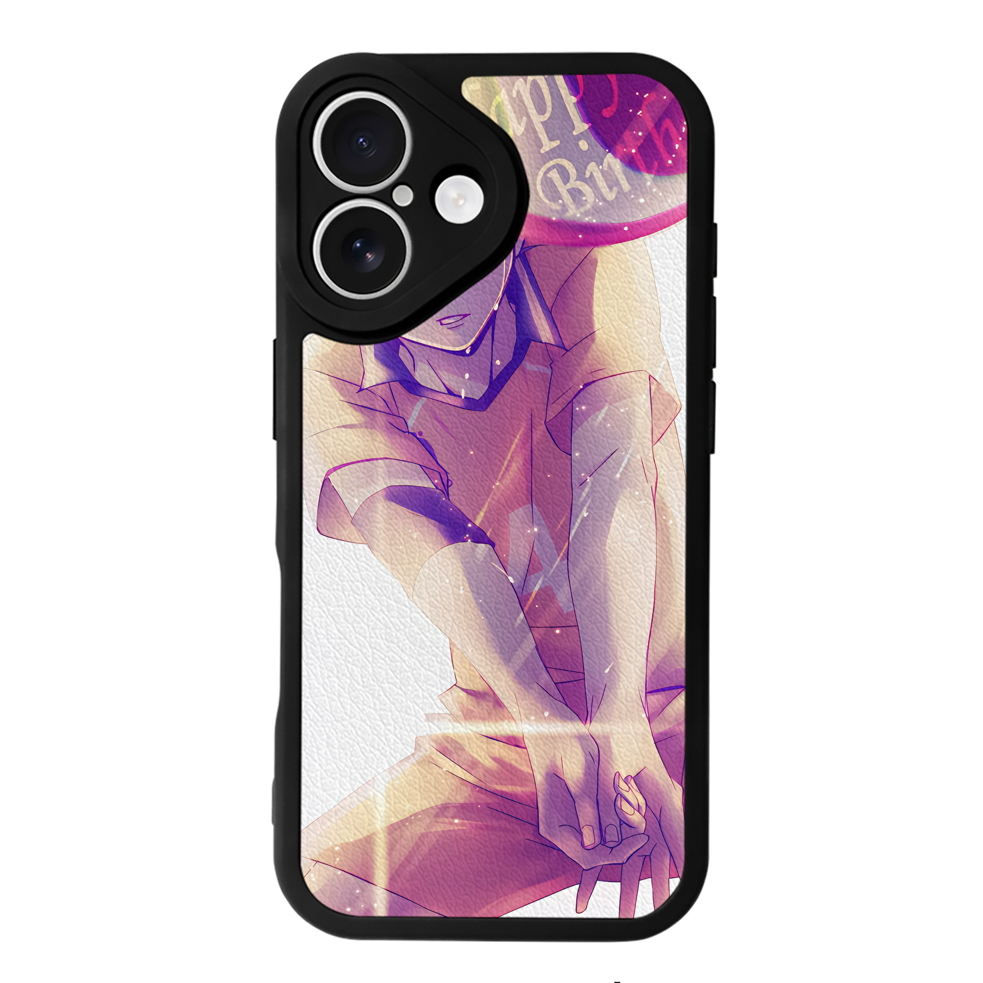 （画像用） ハイキュー!! Haikyu!! 【iPhone 16シリーズ対応】シリコンスマホケース（レザー調） 材質：シリコン